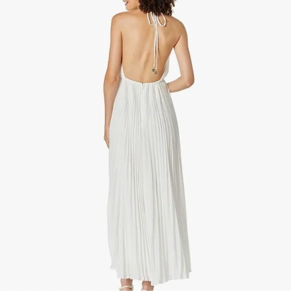 milly evie pleated dress Milly Women's Size 4 Evie Pleated Dress White $595